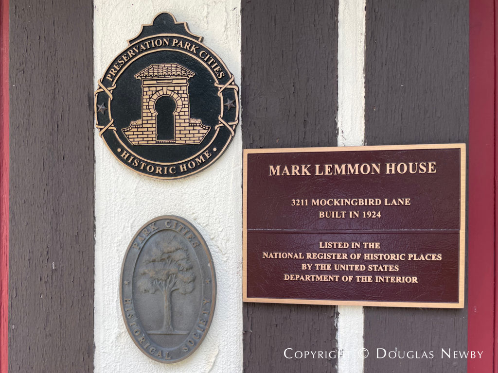 Historic Designation of Mark Lemmon Home